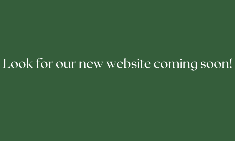 new website coming soon